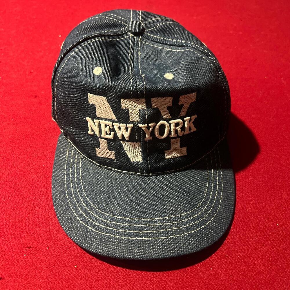 New york black baseball cap